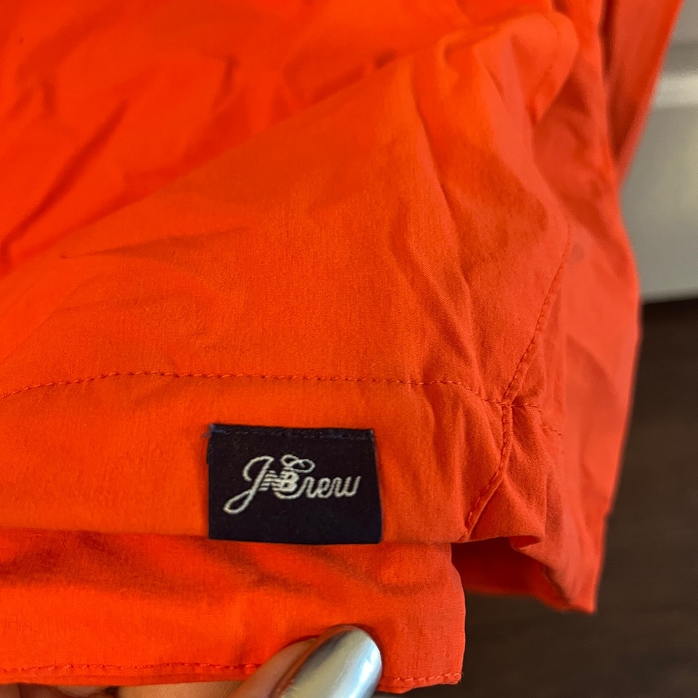J. Crew x New Balance Women's Orange and Blue Windbreaker - Picture 3 of 4